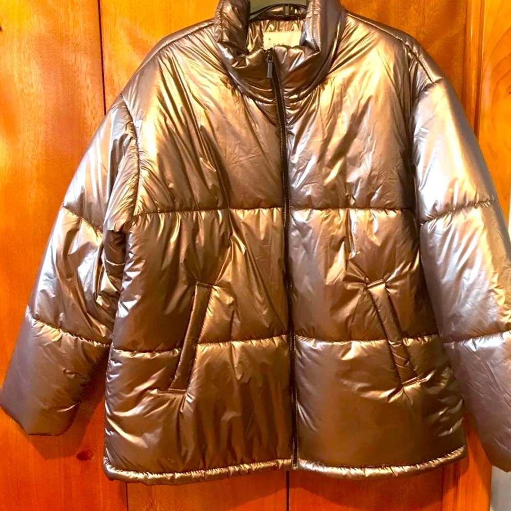 Gold Puffer Jacket